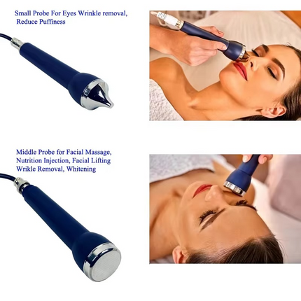 Professional 3MHz Ultrasonic Skin Firming Device with Triple Probes for Face & Body