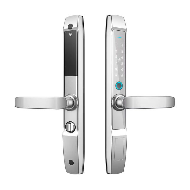 Slim Smart Sliding Door Lock with Fingerprint, PIN and Mifare Card Access