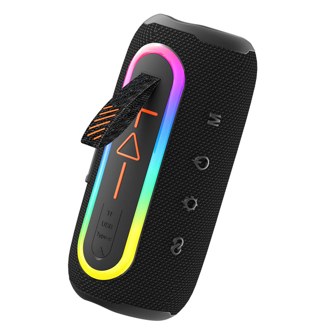 14W Portable Bluetooth Speaker with FM , USB & TF Playback, Hands-Free Calling, 1500mAh Battery