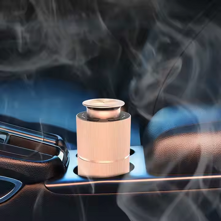 Portable Type-C Rechargeable Car & Home Aromatherapy Diffuser 10ml Aluminium Alloy, 36dB Quiet, Timer Modes
