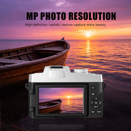 75MP Digital Camera with 6K Video, 18X Digital Zoom and 3.0 Inch Flip Touch Screen