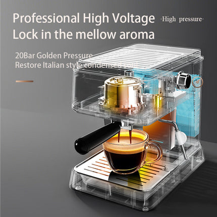 20 Bar Professional Espresso Machine with 1.5L Tank, Touchscreen