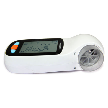 Portable Bluetooth Lung Function Tester with Memory Storage for Personal & Clinical Monitoring – White