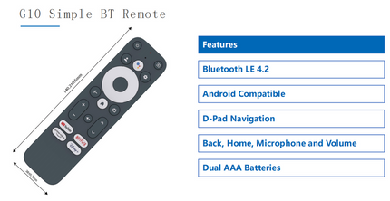 Smart Android Streaming Box with Ultra HD Playback, 2GB Memory & Quad-Core CPU