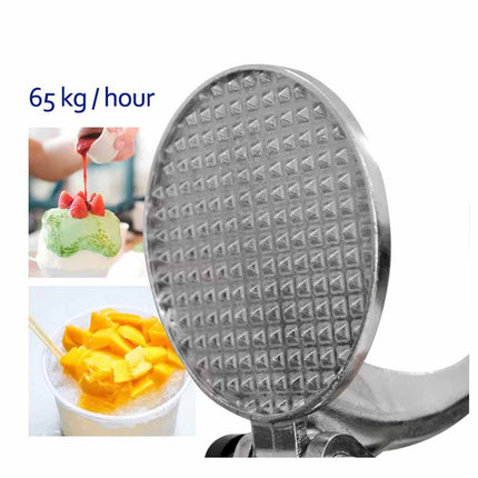 Heavy Duty Electric Ice Crusher 250W Portable Snow Cone & Slush Maker – Stainless Steel, 650mL