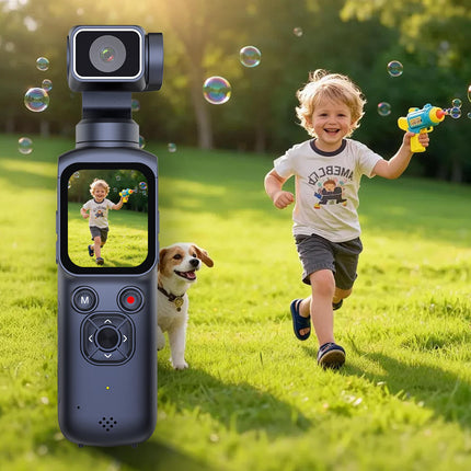4K Digital Camera with 64MP, WiFi, 1.72" Touchscreen & Webcam Function