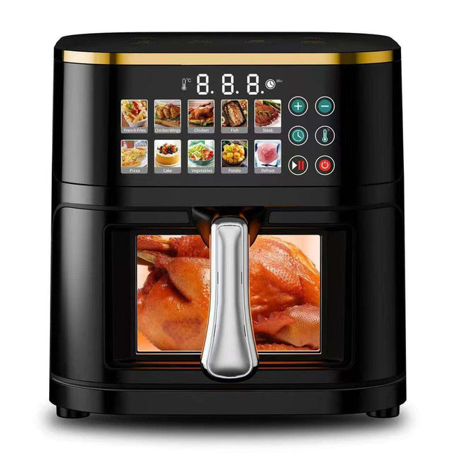 10L Digital Air Fryer with Touchscreen – Rapid, Low-Oil Cooking, Black
