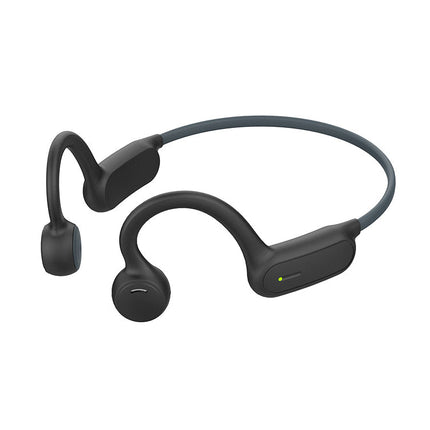 Wireless Open-Ear Audio Headphones with Bone Vibration Technology, Bluetooth 5.3 & LED Battery Display
