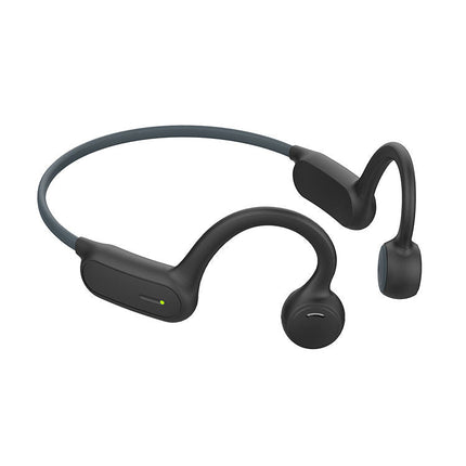Wireless Open-Ear Audio Headphones with Bone Vibration Technology, Bluetooth 5.3 & LED Battery Display
