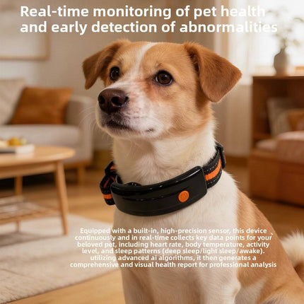 Waterproof Pet Health and Activity Tracker with 4G LTE, Electronic Fence and Live Monitoring