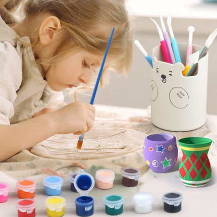 Electric Clay Pottery Wheel DIY Craft Set with Desktop-Friendly Design