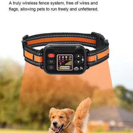 Rechargeable Pet Training Collar for Dogs with Remote Control, Sound Vibration Shock, IP67 Waterproof