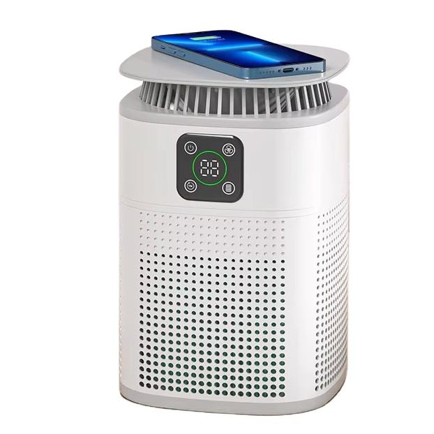 Air Purifier with 70m³/h CADR, 3 Fan Speeds & 2/4/8H Timer for Home Office Bedroom