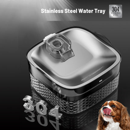 9L Automatic Pet Water Fountain with 304 Stainless Steel Plate and Multi-Stage Purification