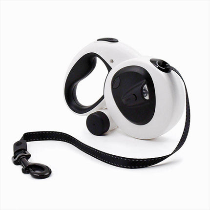 USB Rechargeable LED Pet Leash with 7 Hour Light Runtime for Safe Night Walks