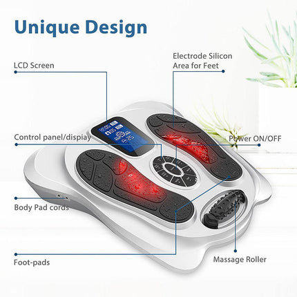 Portable FIR Heat & Low-Frequency Pulse Relaxation Device with Remote Control