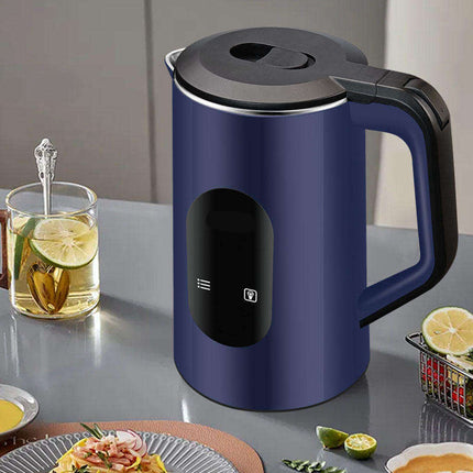 Large Capacity 2.2L Electric Kettle 1500W Fast Heating Insulated Water Boiler