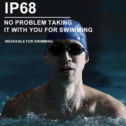 Waterproof Open-Ear Bone Conduction Headphones for Swimming with 32GB MP3 & Bluetooth 5.4