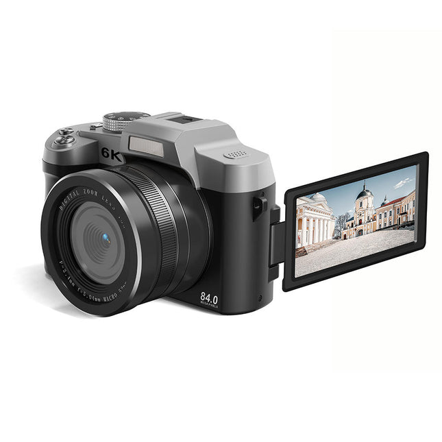 75MP Digital Camera with 6K Video, 18X Digital Zoom and 3.0 Inch Flip Touch Screen