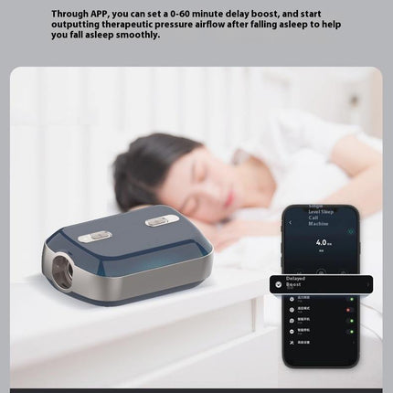 Compact Rechargeable Airflow Assist Device Portable Single Level Breathing Support Personal Use