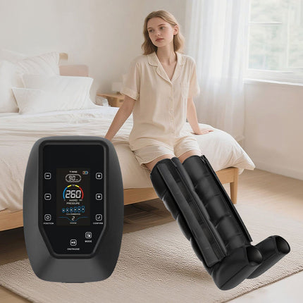 Portable Wireless Leg Massager with Air Compression for Circulation and Fatigue Relief