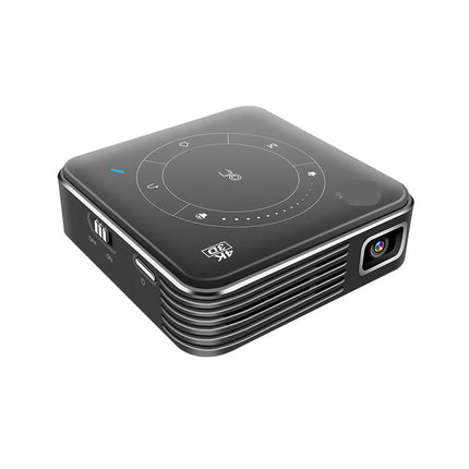 Mini Projector 65 Lumens, Auto Horizontal Keystone, 2.4/5G Dual WiFi, Supports 3D & 4K Input