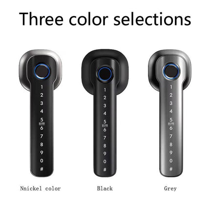 Smart Fingerprint Door Handle Lock with Bluetooth, Passcode, IC Card & Key Access