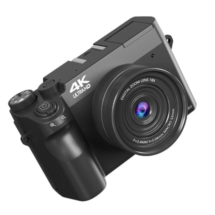 75MP 4K Digital Camera with Dual Cameras, Autofocus, WiFi, 18X Digital Zoom & 3.0" Screen
