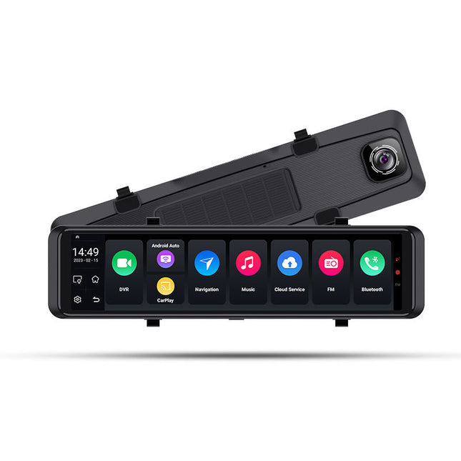 11.26" Android 14 Touch Car DVR with Dual 1080P Cameras, 4GB RAM, 64GB Storage & Parking Monitor