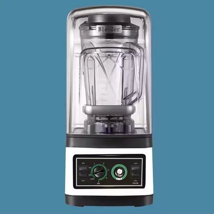 Electric 2200W Commercial Smoothie Blender with Whisk, Chopper & PC Jar