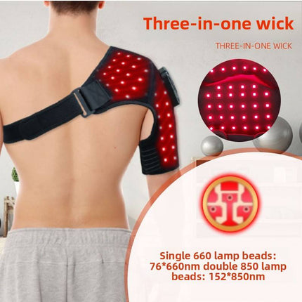 Wireless Infrared & Red LED Shoulder Relaxation Brace for Targeted Muscle Support