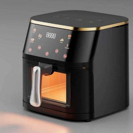 10L Digital Air Fryer with Touchscreen Controls – Grey Stainless Steel Finish