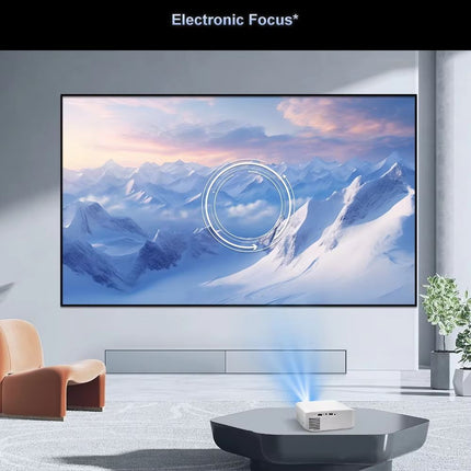 1080p Home Cinema Projector with Android 9.0 & Electric Focus