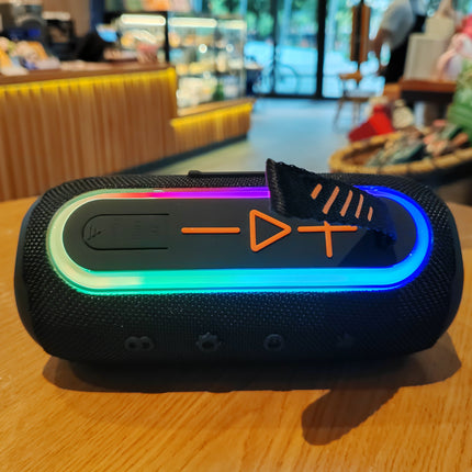14W Portable Bluetooth Speaker with FM , USB & TF Playback, Hands-Free Calling, 1500mAh Battery