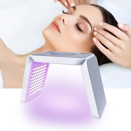 7 Color LED Light Relaxation Face Mask with Foldable Design for Skin Rejuvenation
