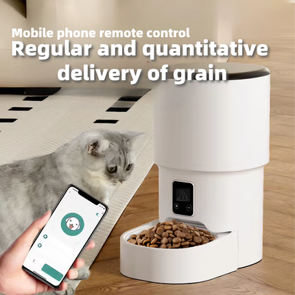 4L Automatic Pet Feeder with Programmable Timer for Cats and Dogs