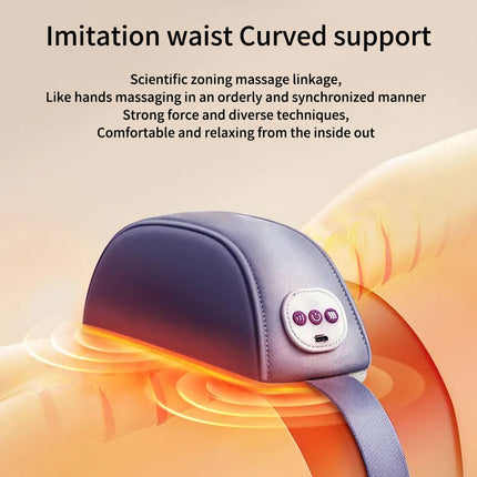 Heavy Duty Electric Massager Belt for Abdomen with Soothing Heat Relaxation