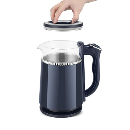 1500W 2.0L Fast Boil Cordless Electric Kettle Portable Dark Blue 220V