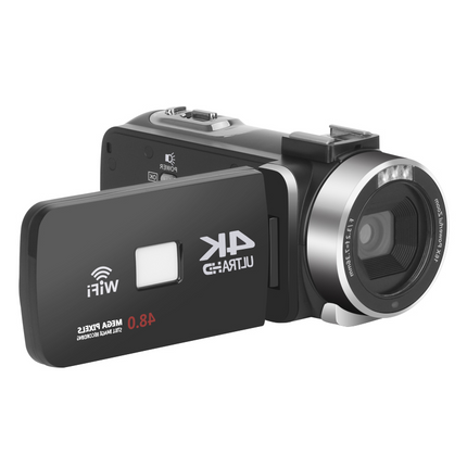 4K 60FPS Digital Camera with 48MP Photos, WiFi, 18X Zoom and 3.0" Touch Screen