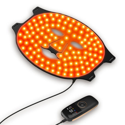 Portable LED Silicone Face Mask 4 Skin Care Modes for Wrinkle Reduction and Rejuvenation