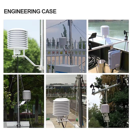 Modbus CO2 Environmental Sensor Station with Temperature and Humidity Monitoring