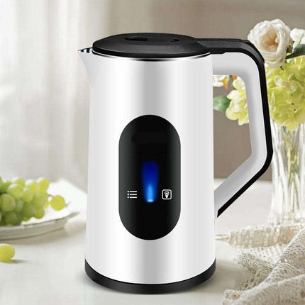 Large Capacity 2.2L Electric Kettle 1500W Fast Heating Insulated Water Boiler