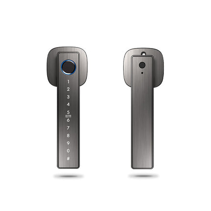 Cordless Semiconductor Fingerprint Smart Handle Lock with Fast <0.5s Unlock, Bluetooth & 50 User Capacity