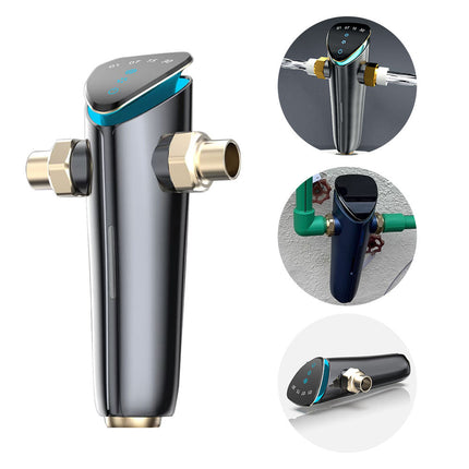 40 Micron Automatic Flush Water Pre Filter 316 Stainless Steel Sediment Rust Hair Removal 8T/h