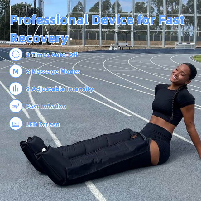 Leg Compression Relaxation Boots for Fast Muscle Relief with Smart Control & Custom Pressure Levels