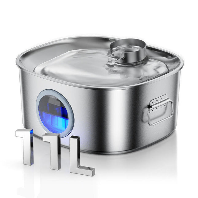11L Automatic Pet Water Fountain with 304 Stainless Steel Filtered Water Pump