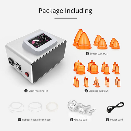 Vacuum Butt Lifting & Breast Enhancement Machine with 29 Cups 300W Body Sculpting System