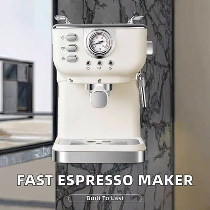 1.5L 20 Bar Espresso Coffee Maker with 850W Fast Heating and 51mm Portafilter