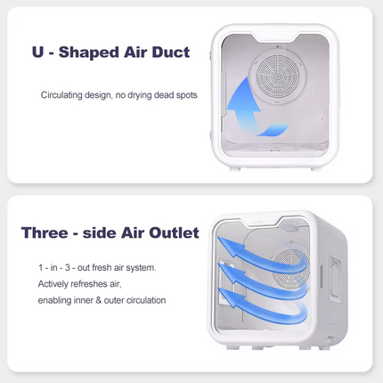 53L Pet Drying Box with Negative Ion Sterilization, Quiet DC Motor & 3 Fan Speeds