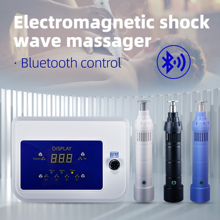 Smart Digital Pulse Stimulator with Mobile App Connectivity Multi-Level Power Control Black